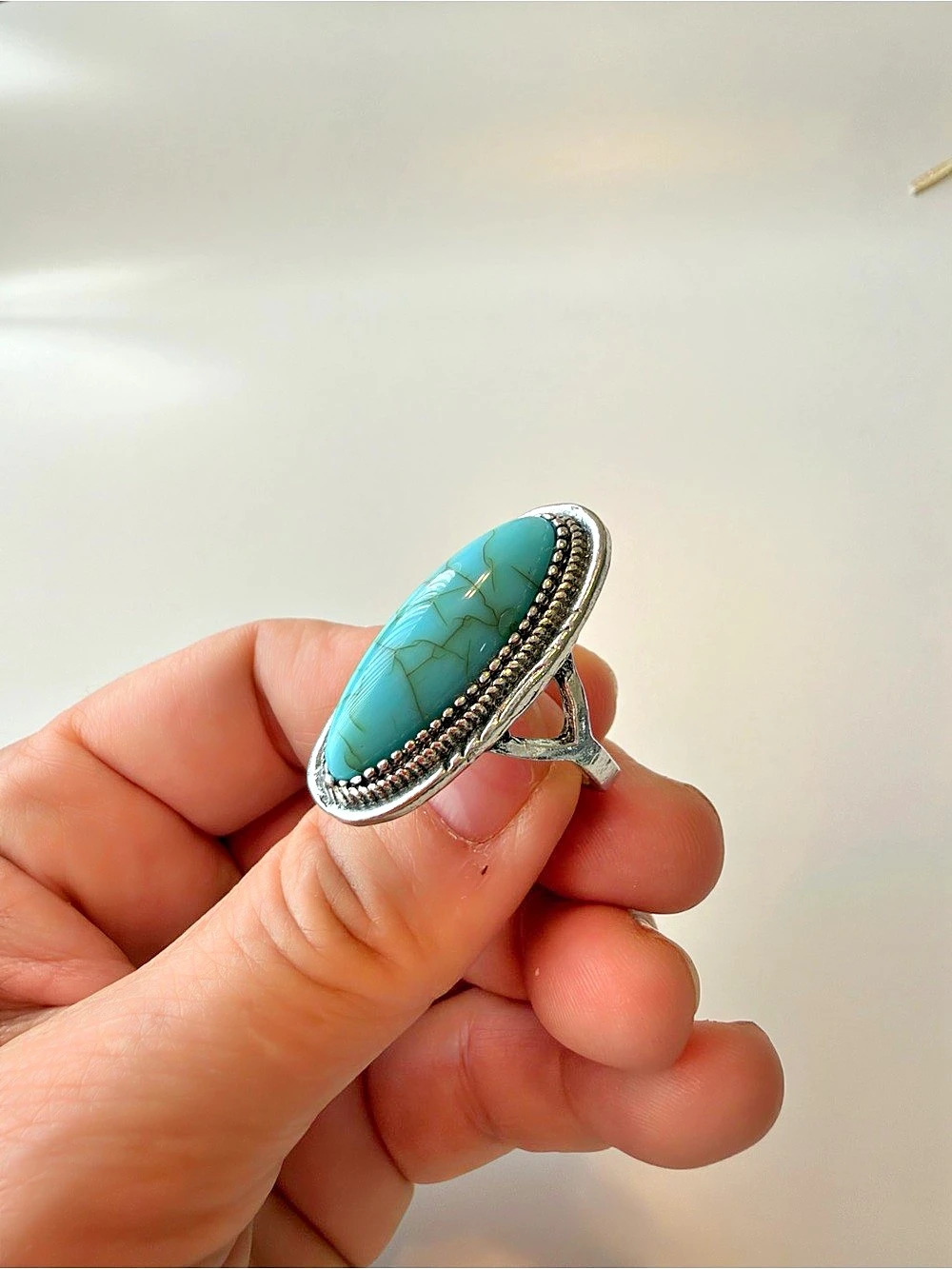 Turquoise Statement Ring - Picture 4 of 4